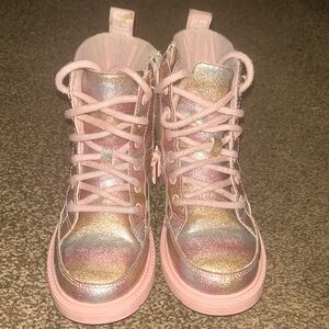 Pink sparkle UGG boots